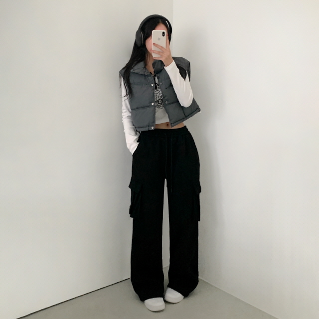 💖50%할인💖 🔥융기모🔥[숏,기본,롱/S~XL] 블랭킷 코듀로이 겨울 트레이닝 카고 기모 와이드 조거 소프트 골덴 2way 팬츠 상세 이미지 36