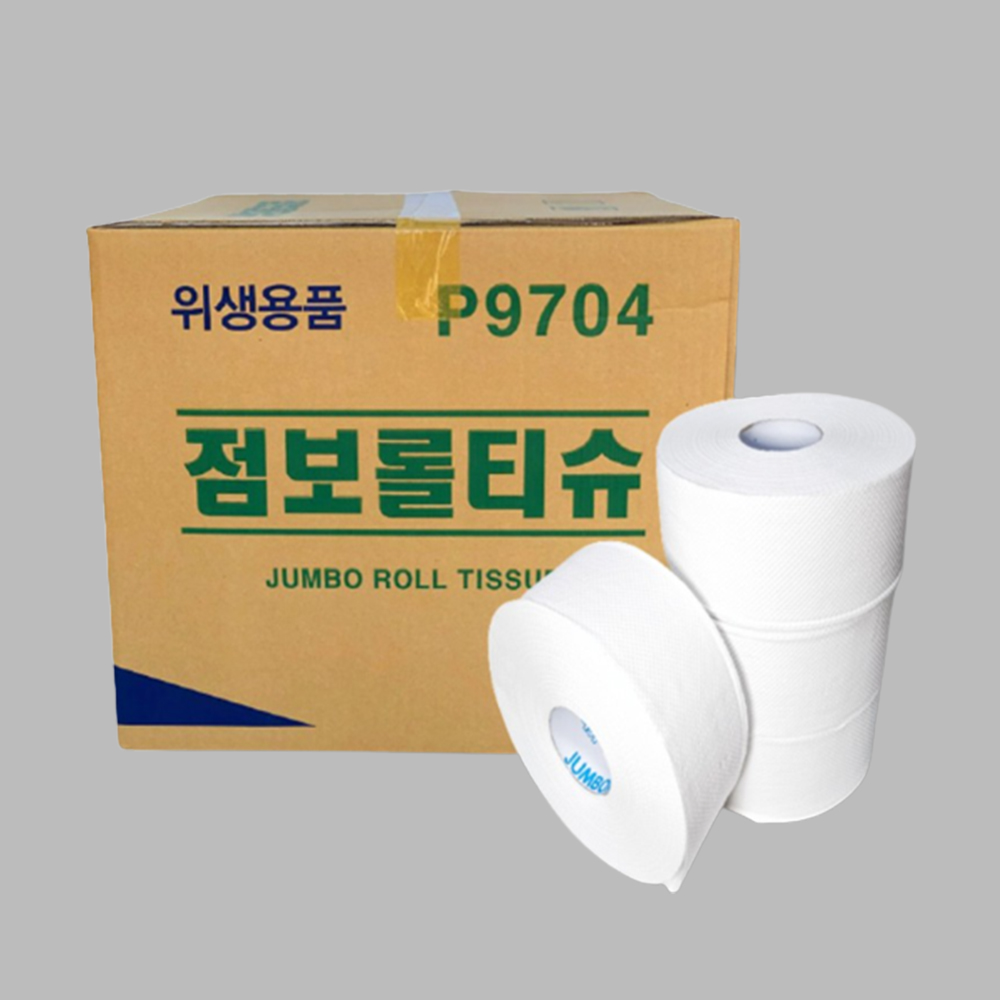 16롤 업소용 화장지 대형 휴지 대용량 롤 300m 2겹 두루마리 큰 공중 공용 가정용 - 상품 이미지
