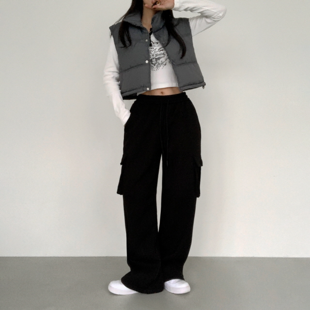 💖50%할인💖 🔥융기모🔥[숏,기본,롱/S~XL] 블랭킷 코듀로이 겨울 트레이닝 카고 기모 와이드 조거 소프트 골덴 2way 팬츠 상세 이미지 33