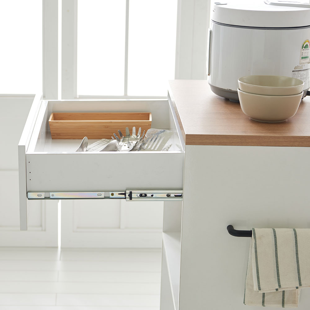 카라 이동식 미니 홈바 테이블 조리대 아일랜드식탁 공간활용