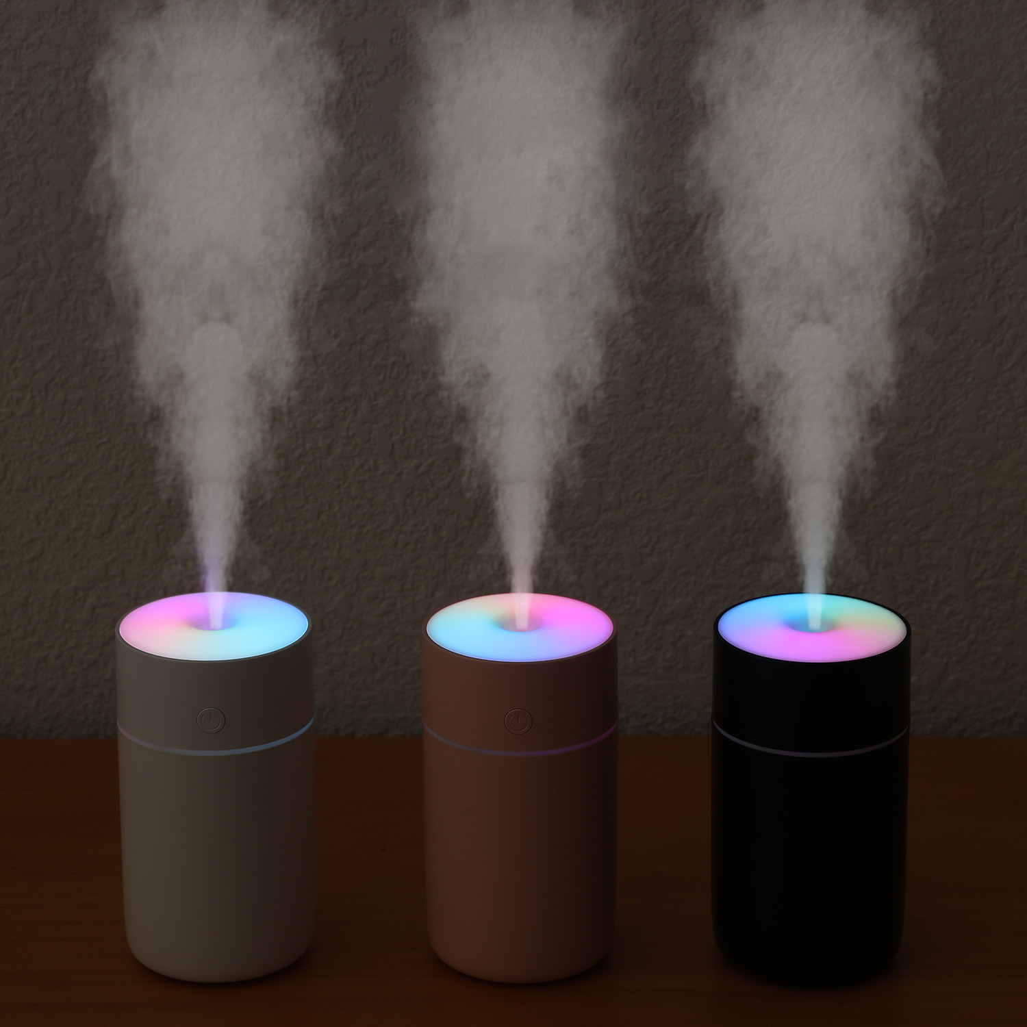 테크만만 미니 휴대용 차량용 무선 충전식 가습기