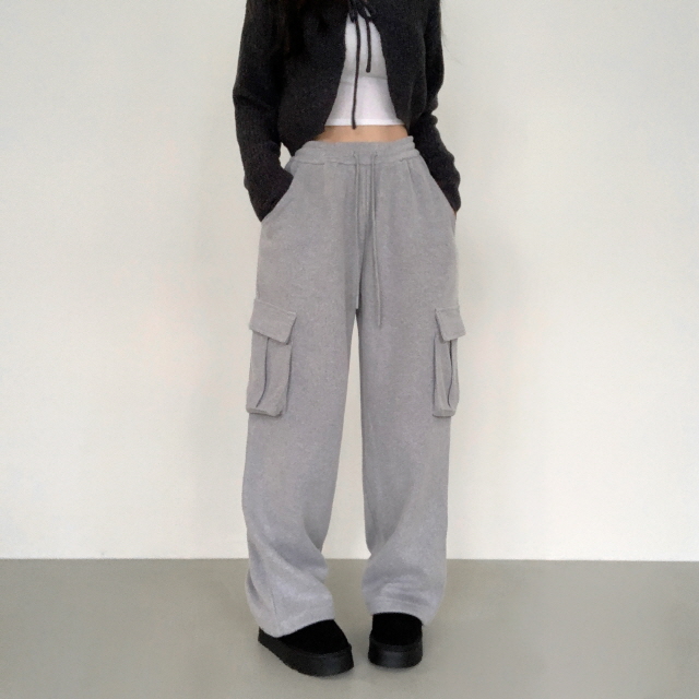 💖50%할인💖 🔥융기모🔥[숏,기본,롱/S~XL] 블랭킷 코듀로이 겨울 트레이닝 카고 기모 와이드 조거 소프트 골덴 2way 팬츠 상세 이미지 16