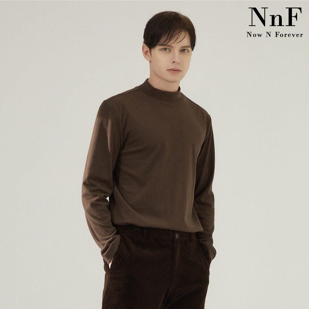 (남성) NNF 23FW 기모 모크넥 티셔츠 5종 - 상세 이미지 3