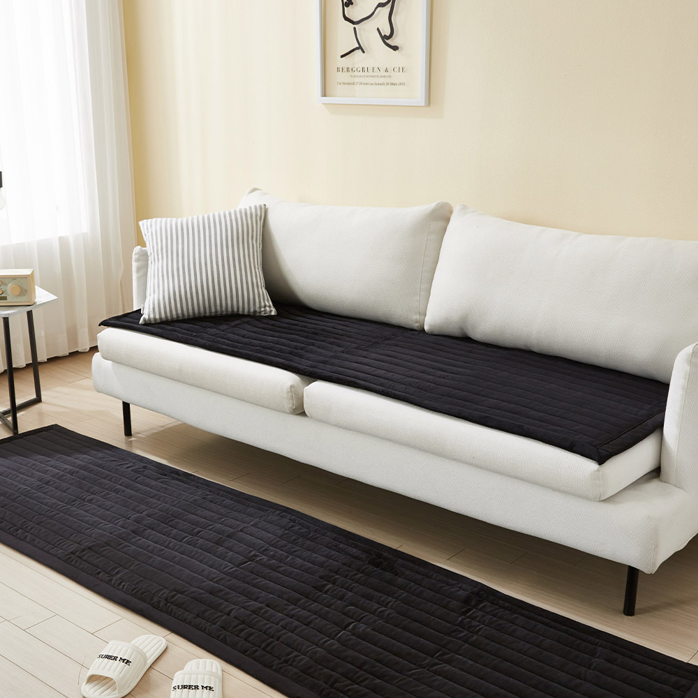 국산 극세사 쇼파패드 4인용 겨울 소파 매트 레이즈