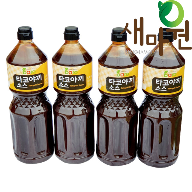 새마원 바로 타코야끼소스1.95kg-4개 타코야키 : 식자재프로