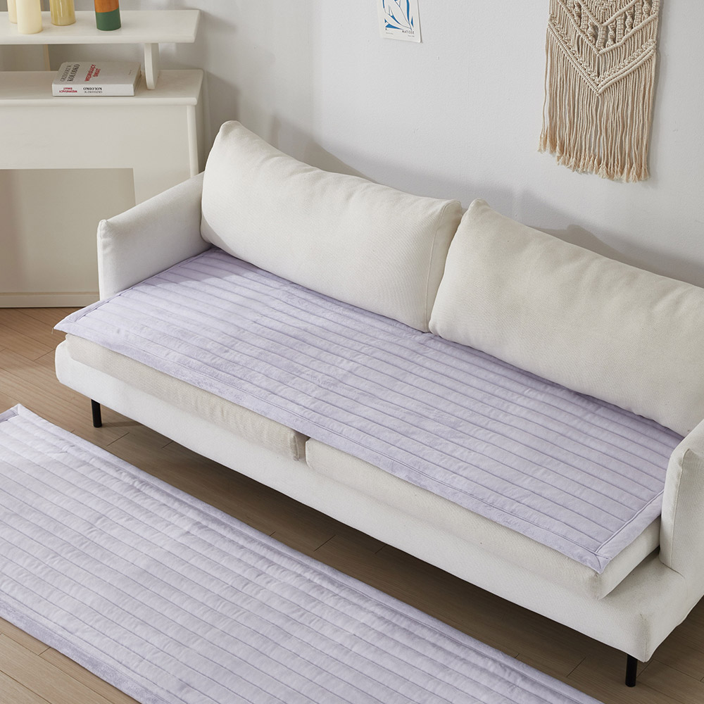 국산 극세사 쇼파패드 4인용 겨울 소파 매트 레이즈