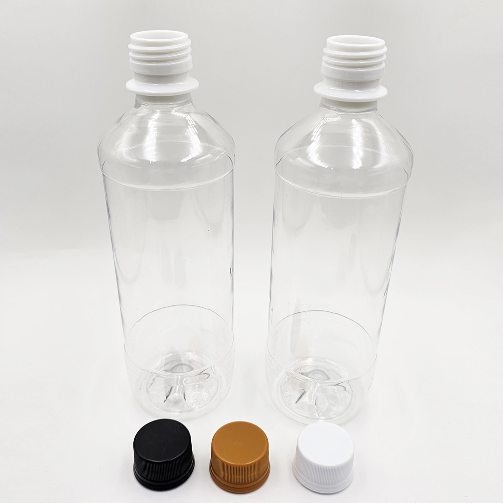 두꺼운 내열 일자원형 페트병 500ml - 상세 이미지 4