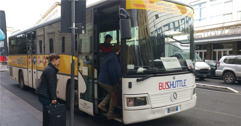 이탈리아 치암피노 공항 셔틀 버스: 공항 - 로마 이미지 1