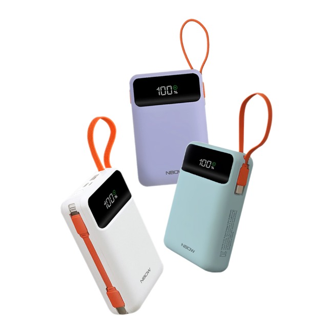 컴팩트 20000 대용량 2만 고속 초고속 충전 LED 경량 휴대용 멀티 보조배터리 - 상세 이미지 2