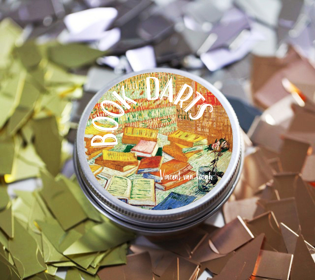 명화 북다트 제작 100개세트 금속 책갈피 북마크 선물 이미지 1