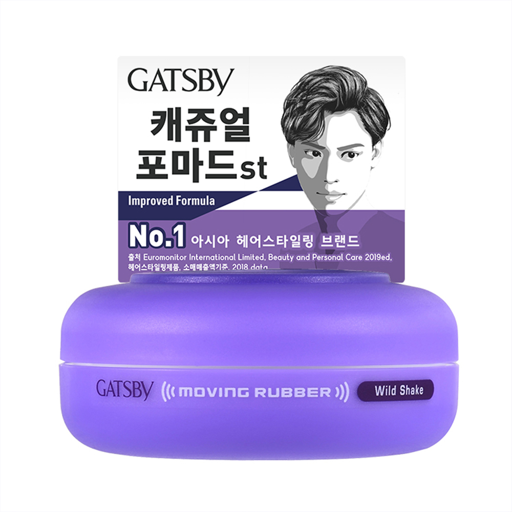 갸스비 무빙러버 와일드쉐이크 포마드 바버샵왁스 가르마 80g 1개 - 상세 이미지 2