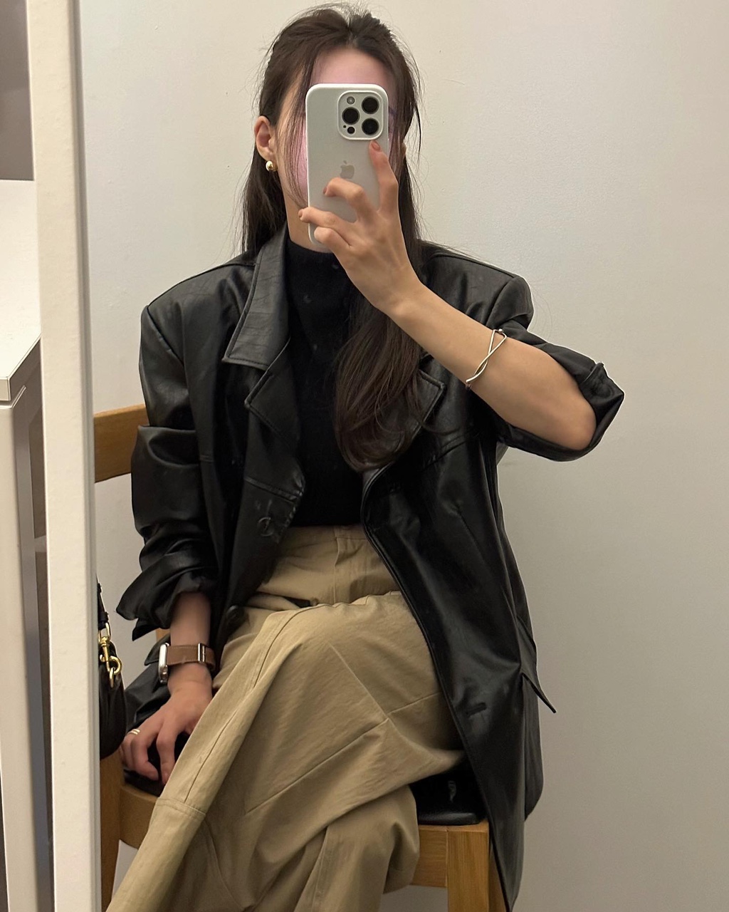 해츠 여성 봄 가을 스웨이드 루즈핏 오버핏 빅사이즈 블레이저 자켓