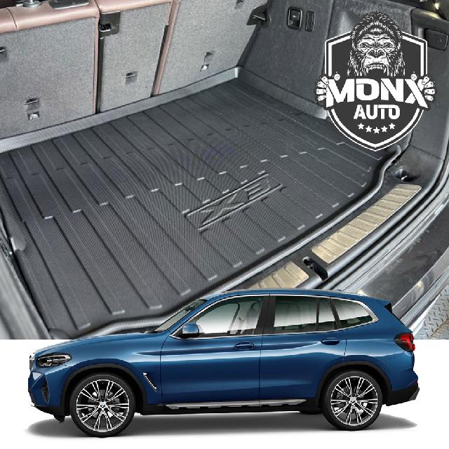 몽스오토 차량용 논슬립 3D TPE BMW X3 G45, 트렁크매트, 카본블랙 - 상품 이미지