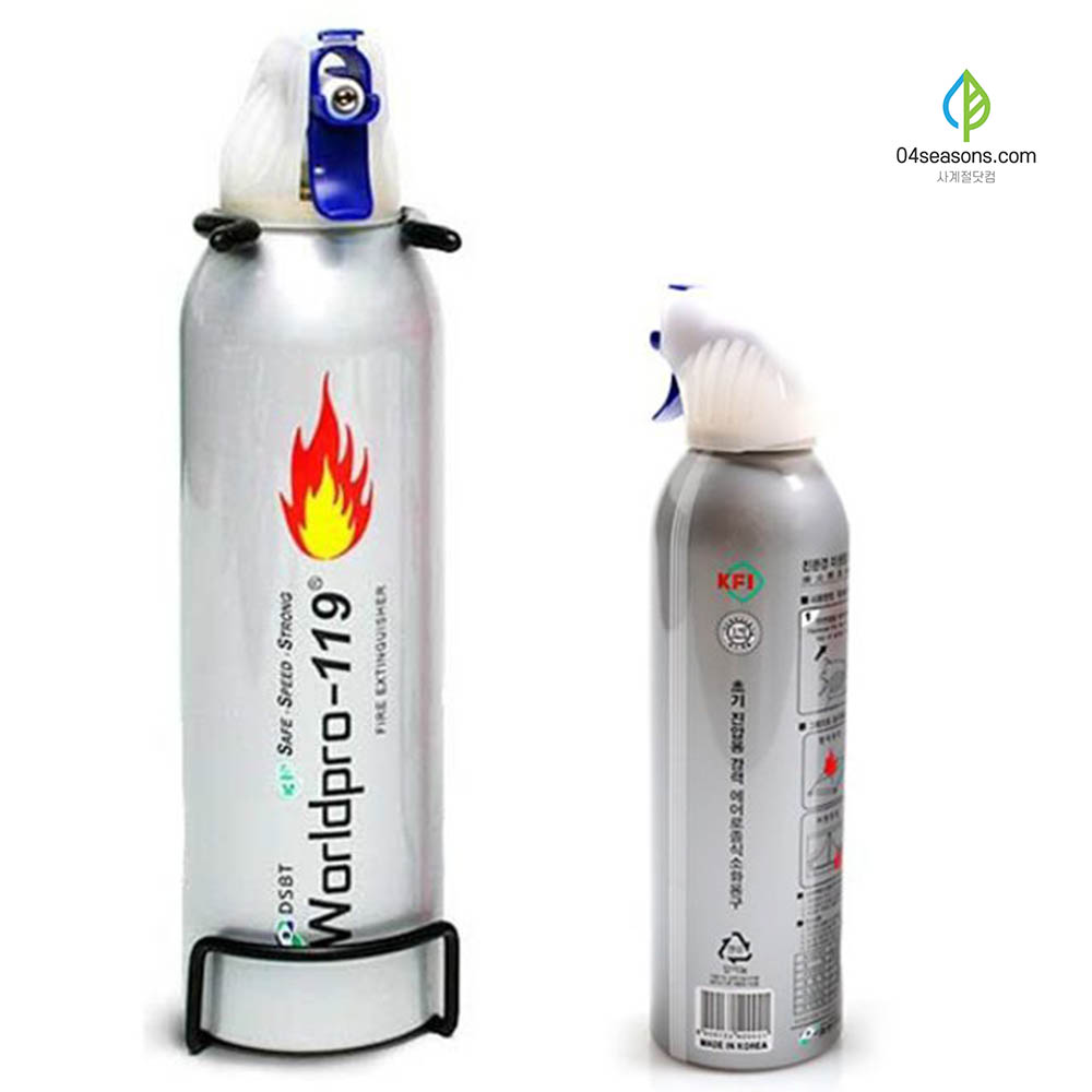 (초기진압) 국산 간이소화용구 미니 가정용 스프레이 소화기 255ml 이미지 7