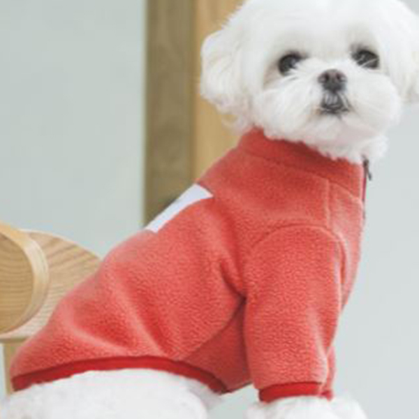 콧수염 패딩 조끼 강아지옷 고양이 애견 양면 니트 겨울 방한 기모 스웨터 겨울옷 집업 후드 티셔츠 점퍼 하네스 리드줄고리 - 상세 이미지 2