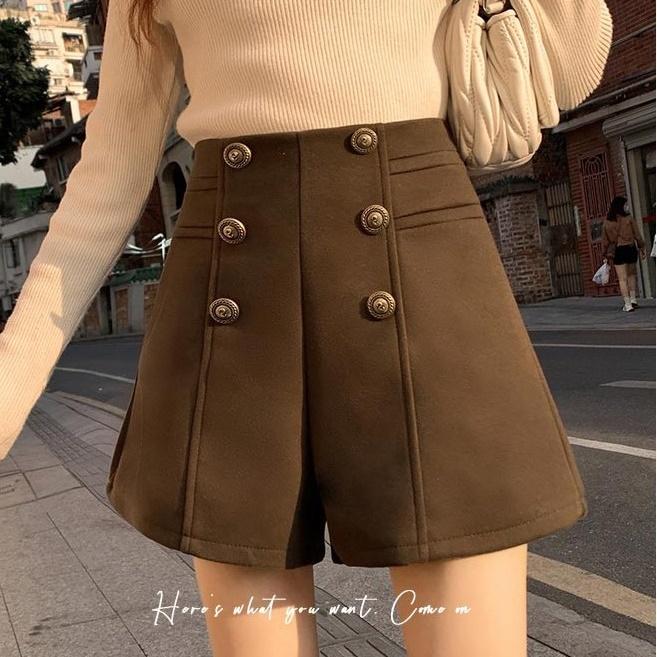 여성용 겨울 반바지 가을 여성 겨울용 반바지 가을용 따뜻한 반바지 - 상품 이미지