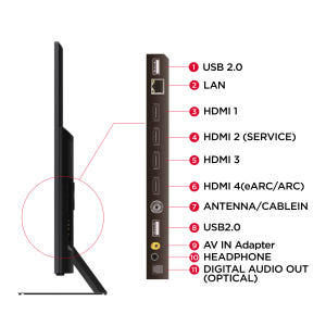 TCL [중고] TV 55C846_R_B 4K Mini LED 안드로이드11 티비 스탠드형 상세 이미지 4