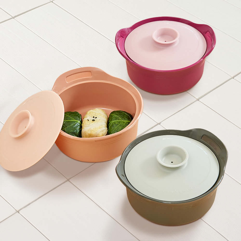 마미스테이블 매직스티머 M(550ml) 최상급 식품등급 실리콘 전자렌지 계란 찜기 용기 제품 이미지