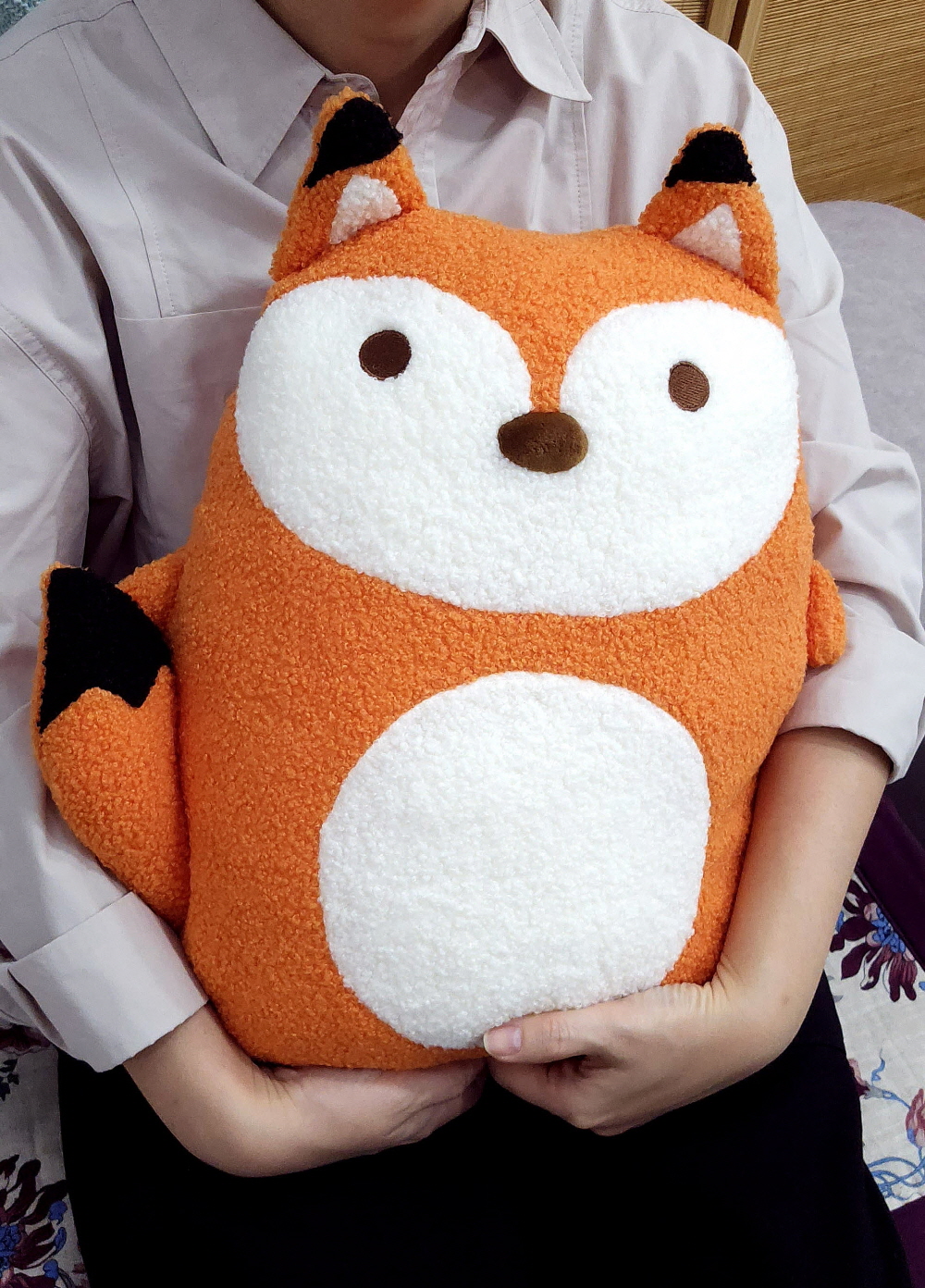 강아지 바디필로우인형 안고자는베개 인형쿠션 여우 고양이베개