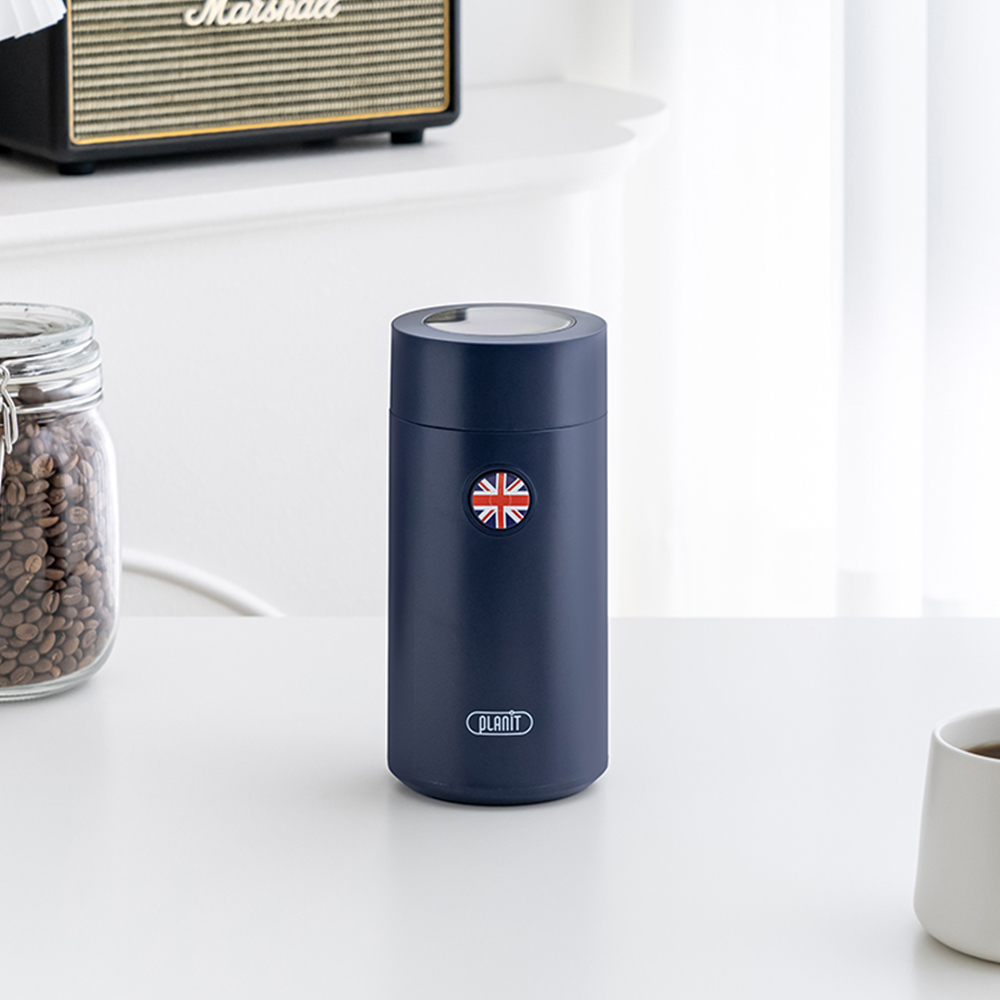 플랜잇 홈카페 가정용 전동 커피 그라인더 노르딕 원두분쇄기 유니온잭 PGR-G007BL 제품 이미지