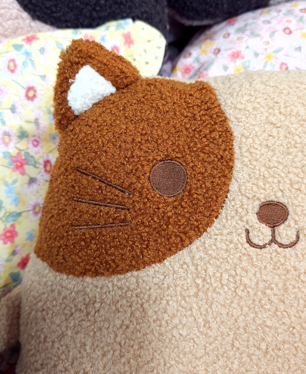 강아지 바디필로우인형 안고자는베개 인형쿠션 여우 고양이베개