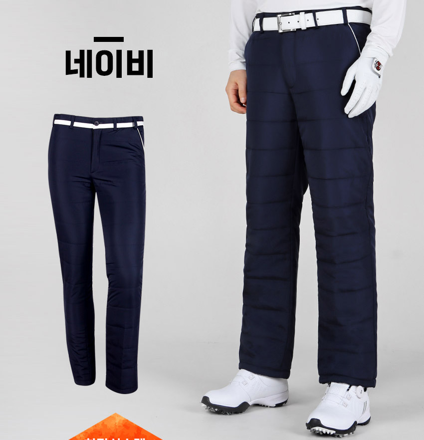 마스터베어 엑스트라웜 P1 허리밴딩 남성 패딩 골프바지 MB047 - 상세 이미지 4
