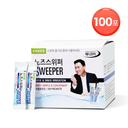 노즈스위퍼 코세정분말 (100포) / 이상민 코세척 생리식염수 코청소