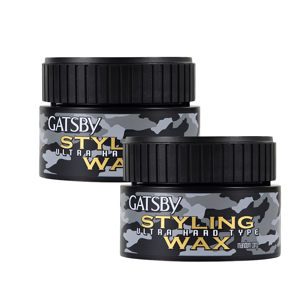 [1+1] 갸스비 헤어왁스 남성여성하드왁스 무빙러버 스파이키엣지 잔머리픽서 헤어스타일링 80g