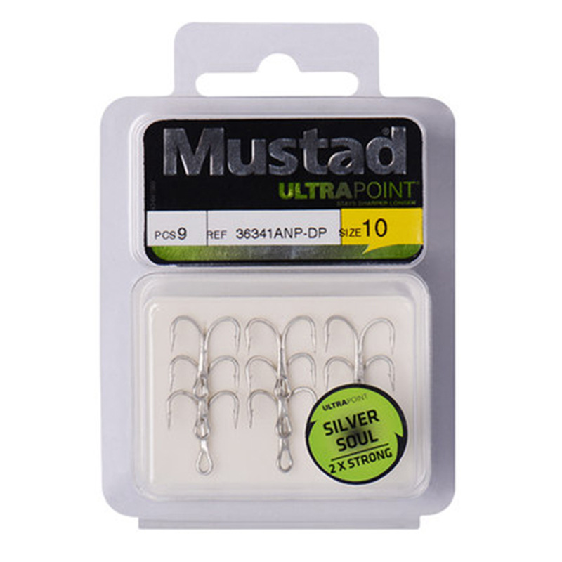 트레블훅 트리플훅 Mustad 머스타드 36341NP-DP 2x내염성 6개입 9개입 - 메인 이미지