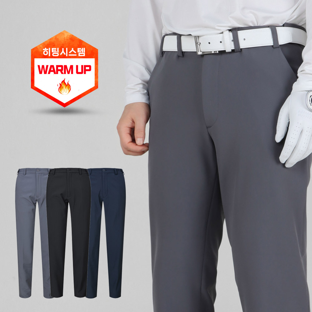 마스터베어 어반웜 P4 허리밴딩 남성 기모 골프바지 MBV097 - 메인 이미지