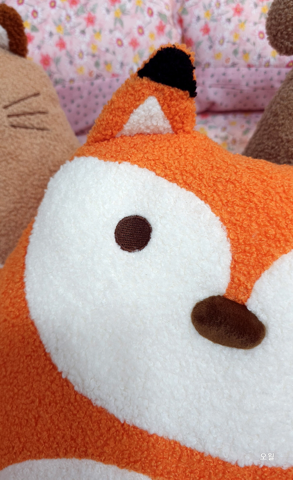 강아지 바디필로우인형 안고자는베개 인형쿠션 여우 고양이베개