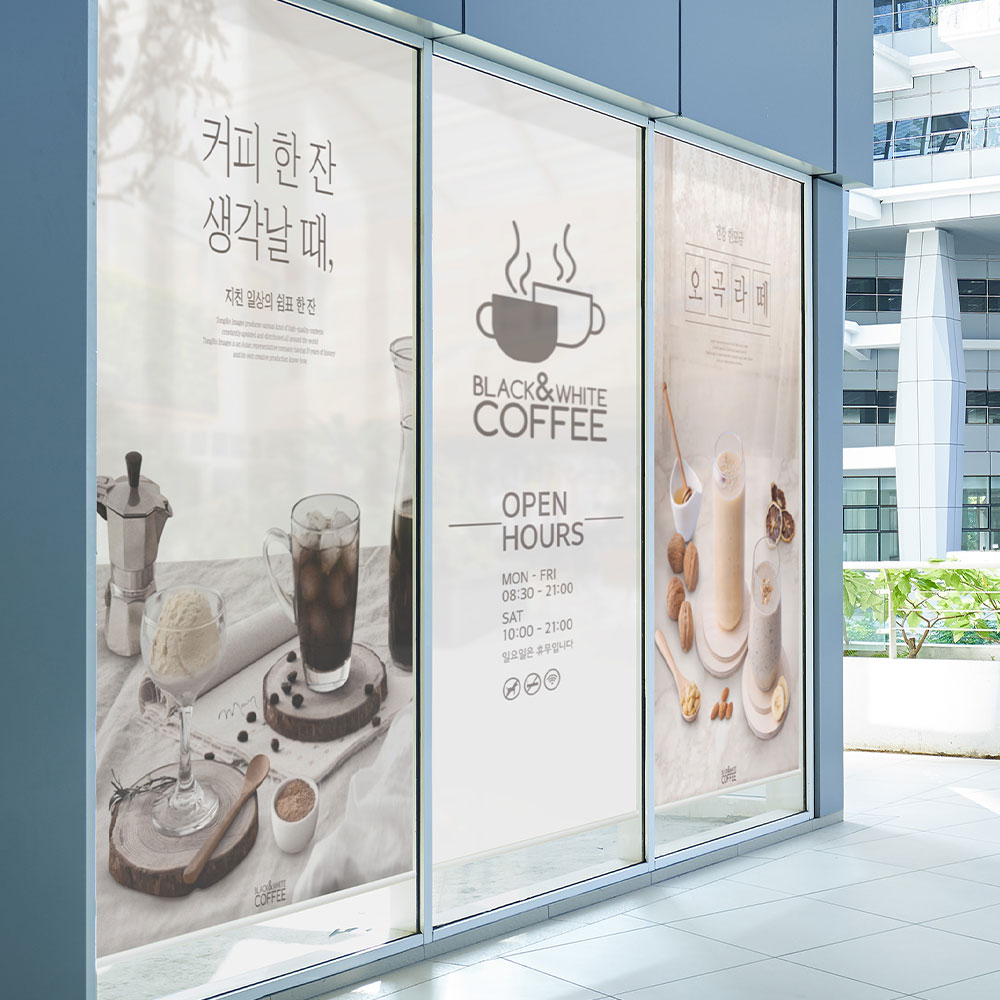 아라크네 방염실사롤스크린 로고 인쇄 출력 30x30 이미지 2