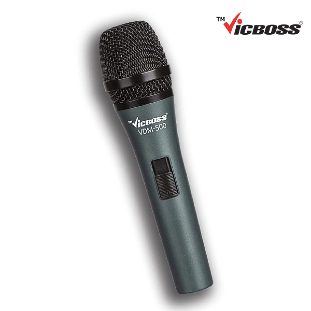 VICBOSS VDM-500 유선 마이크 노래방 행사용 버스킹 강의 VDM500 - 상품 이미지