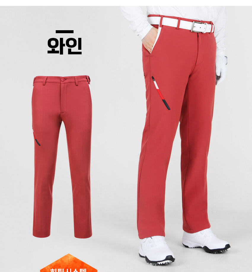 마스터베어 플레이어웜 P1 허리밴딩 남성 기모 골프바지 MB019 이미지 8