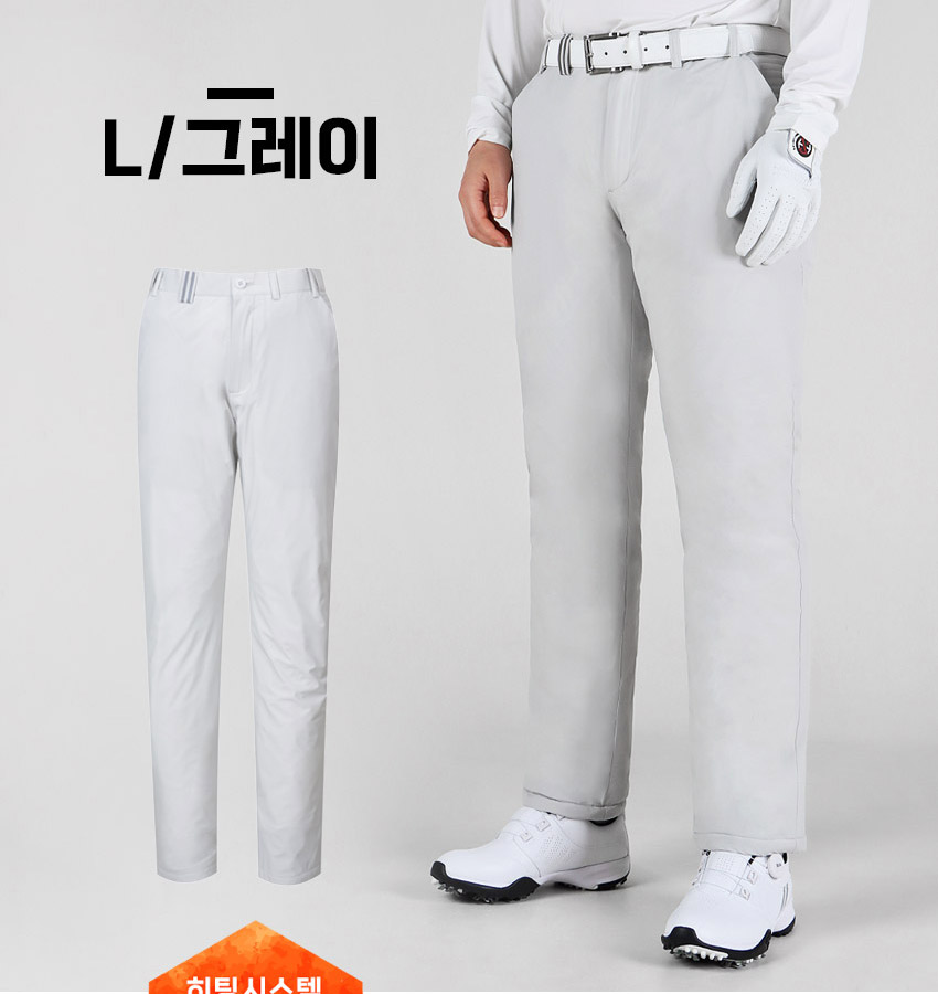 마스터베어 스판 덕다운 기모 남성 골프바지 MBV120 - 상세 이미지 4