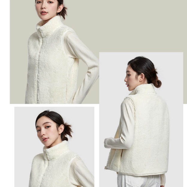 겨울용 인조밍크조끼 페이크퍼조끼 사파리 라쿤 양모 베스트 퍼플 아이보리 베이지 블랙 핑크