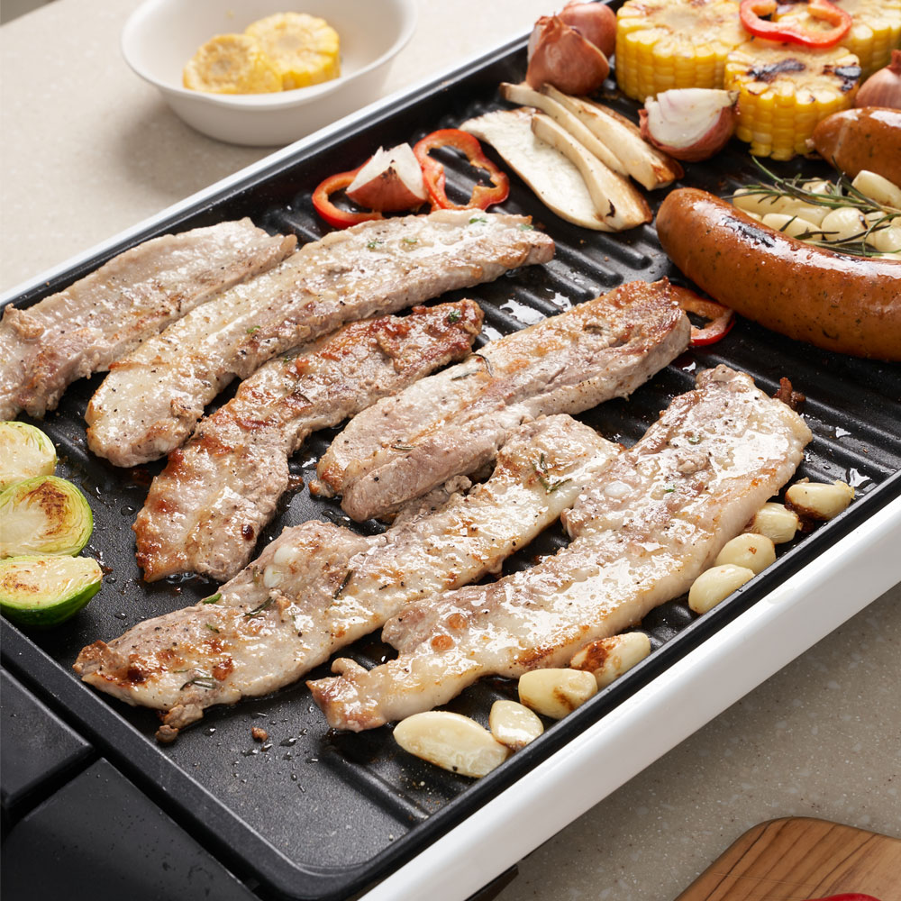 국산 해마루 대형 전기그릴 분리형 전기고기불판 구이팬 후라이팬