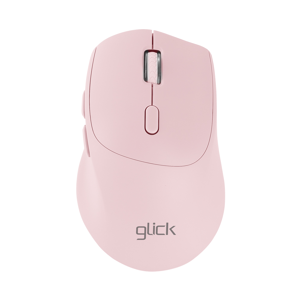 지클릭커 쓸떼많은 다쿠아즈 무소음 무선 블루투스 마우스 핑크