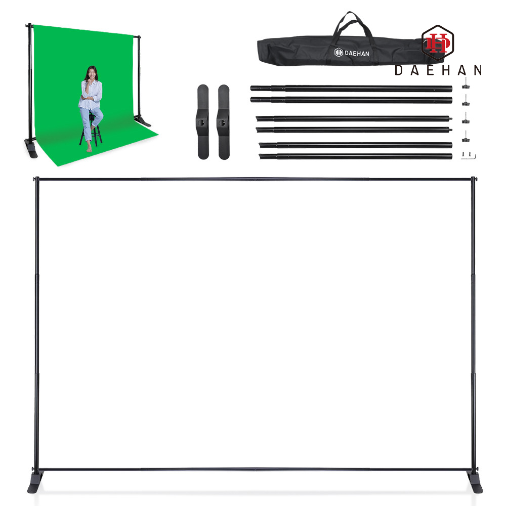 사진 촬영 배경지 거치대 셀프 제품 촬영용 배경천 뒷 배경 스탠드 3.5mx2.6m