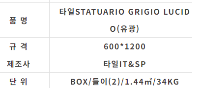 타일STATUARIO GRIGIO LUCIDO(유광) - 상세 이미지 2