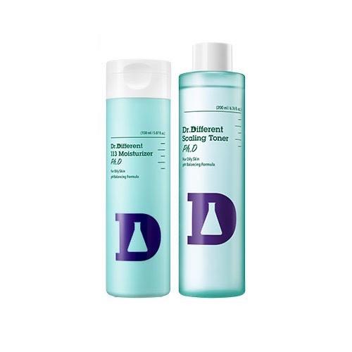 닥터디퍼런트 113 모이스처라이저 Ph.D 150ml + 스케일링 토너 Ph.D 200ml - 메인 이미지