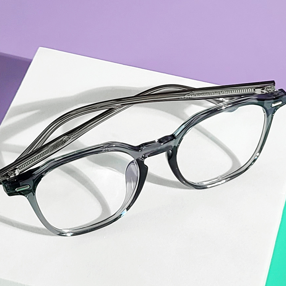 투명 뿔테 블루라이트 차단안경 패션 가벼운 안경테 자외선 남자 여자