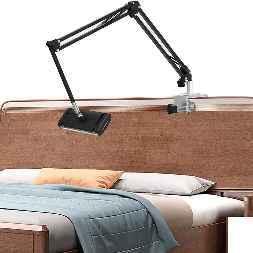 코끼리리빙 태블릿 핸드폰 거치대 아이패드 침대 누워서 자바라 클램프 눕 P2BG-2835 - 상세 이미지 4