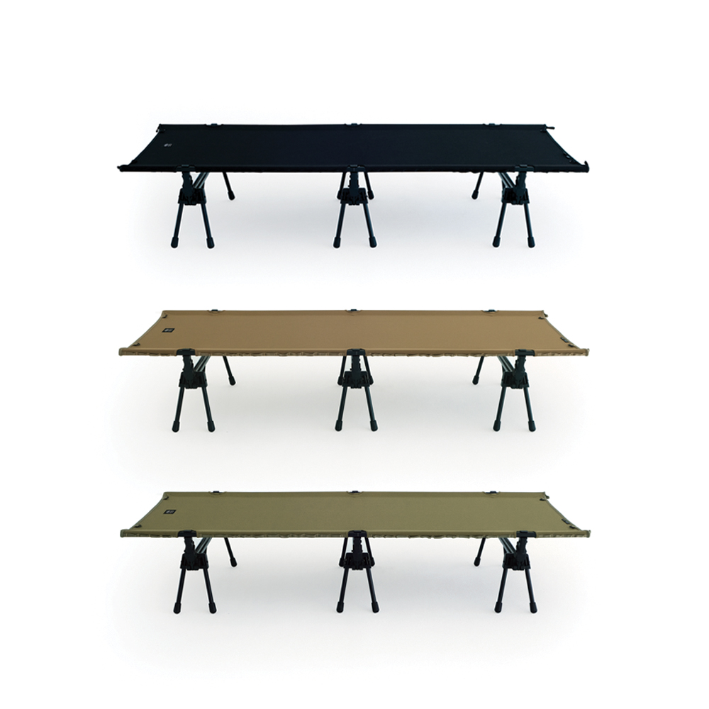 버잭 멀티플레이스 코트 M 야전침대 캠핑 경량 와이드 블랙 이미지 3