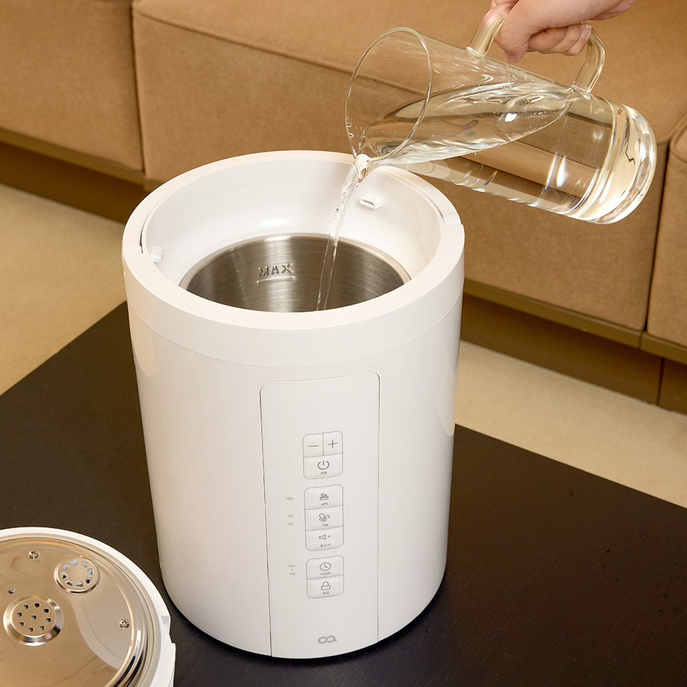 오아 플렌티스팀 3L 올 스텐 가열식 가습기 아기 신생아 자동세척 살균 대용량 온열