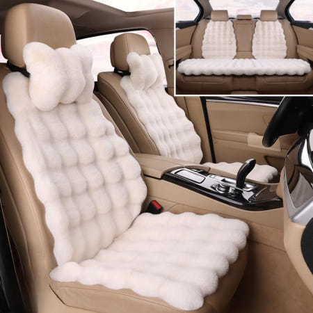[해외]자동차시트교체 버블 벨벳 차시트커버 차량 의자 방석