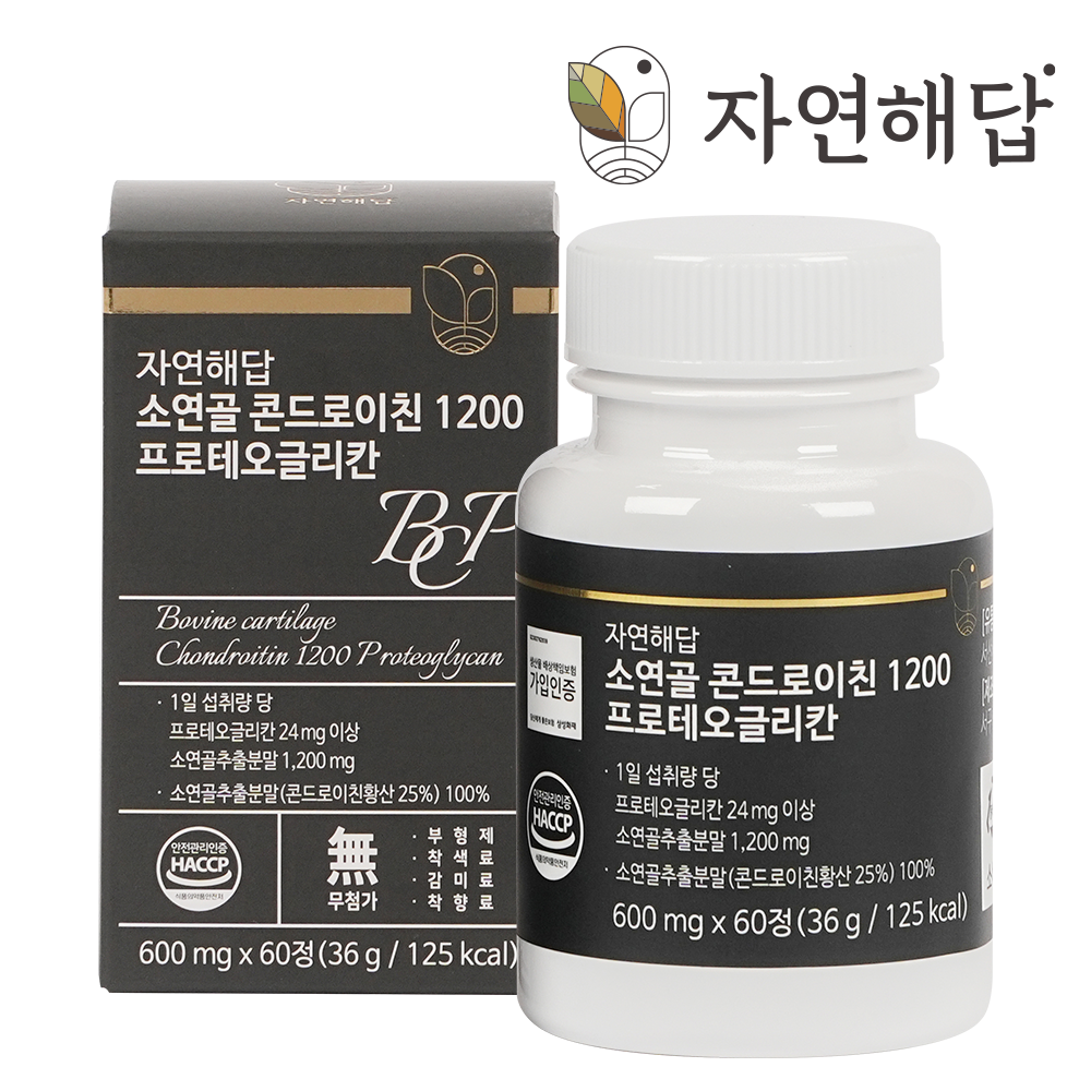 콘드로이친 1200 프로테오글리칸 소연골콘드로이친 자연해답 - 메인 이미지