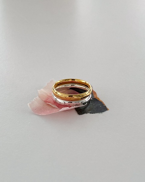 실버 925 핑거 오브 갤럭시 실버링 엥게이지 가락지 - 상품 이미지