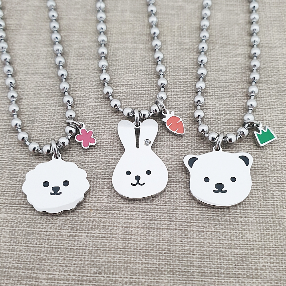 미아방지 목걸이 써지컬 아기 유아 아동 어린이