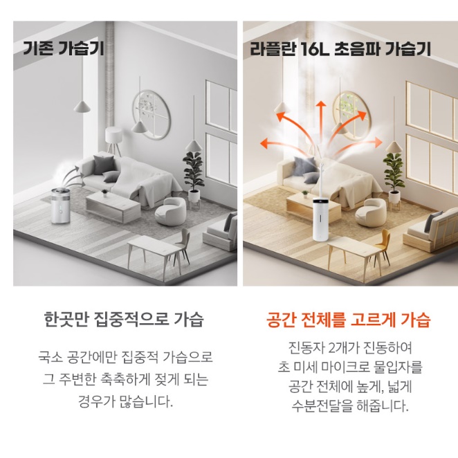 청소 쉬운 가습기 책상용 사무용 업소용 가습기 작은방 가습기